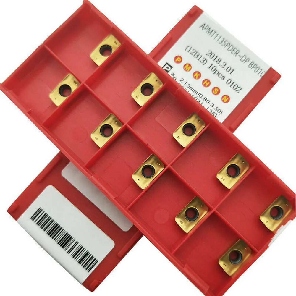 10pcs APMT1135PDER-DP BP010 Carbide Insert CNC Lathe Insert Cutting Tool Carbide Turning Blade Cutting Boring
10pcs APMT1135PDER-DP BP010 Carbide Insert CNC Lathe Insert Cutting Tool Carbide Turning Blade Cutting Boring