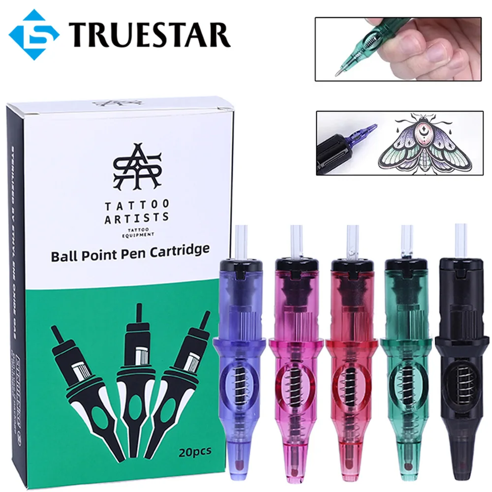 20/10/5 шт. шариковые картриджи для татуировок, 5 цветов 
20/10/5 шт. шариковые картриджи для татуировок, 5 цветов