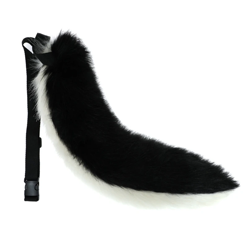 C6UD Alaskan Dog Husky Sled Dog Samoyed Faux Fur Tail Cosplay Wolf Dog Tail Clip Halloween Christmas Fancy Party Costume Toys
C6UD Alaskan Dog Husky Sled Dog Samoyed Faux Fur Tail Cosplay Wolf Dog Tail Clip Halloween Christmas Fancy Party Costume Toys