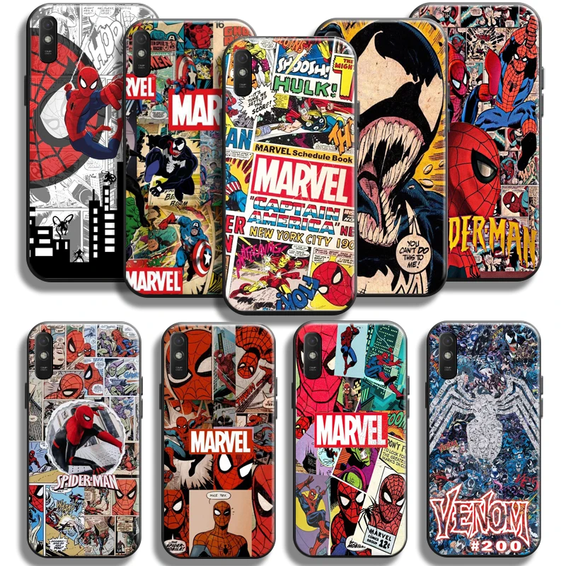 Marvel Spiderman Venom Case For Xiaomi Redmi 9A Phone Case For Redmi 9AT Coque Back Soft Carcasa Liquid Silicon TPU
Marvel Spiderman Venom Case For Xiaomi Redmi 9A Phone Case For Redmi 9AT Coque Back Soft Carcasa Liquid Silicon TPU