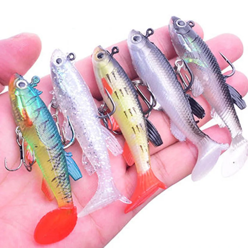 5-piece Lead Fish Soft Bait Set Topwater Hard Bait Wobbler Jig Bait Crankbait Carp Striped Bass Pesca Fishing Tackle SwimBait
5-piece Lead Fish Soft Bait Set Topwater Hard Bait Wobbler Jig Bait Crankbait Carp Striped Bass Pesca Fishing Tackle SwimBait
