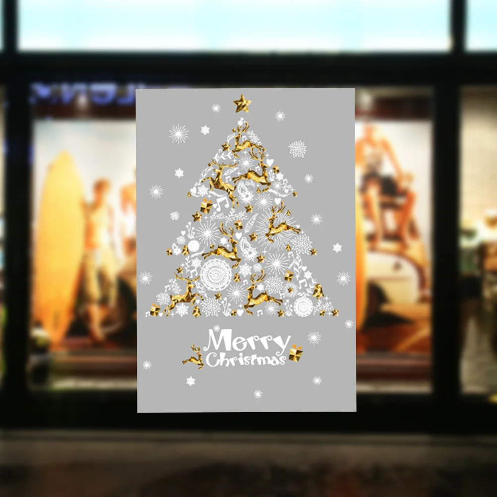 Shopwindow Door Showcase Glass Bedroom for Wall Decals Wall Decor Self-adhesive Christmas Tree Sticker 1 pc
Shopwindow Door Showcase Glass Bedroom for Wall Decals Wall Decor Self-adhesive Christmas Tree Sticker 1 pc