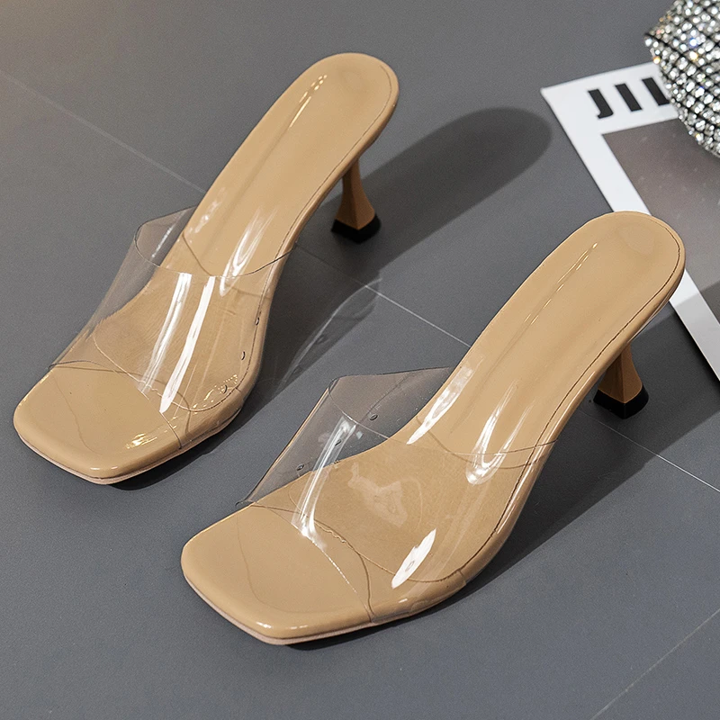 2023 New Summer Transparent Sandals High Heels Fashionable and Comfortable Women's Slippers Transparent Women's Slippers
2023 New Summer Transparent Sandals High Heels Fashionable and Comfortable Women's Slippers Transparent Women's Slippers
