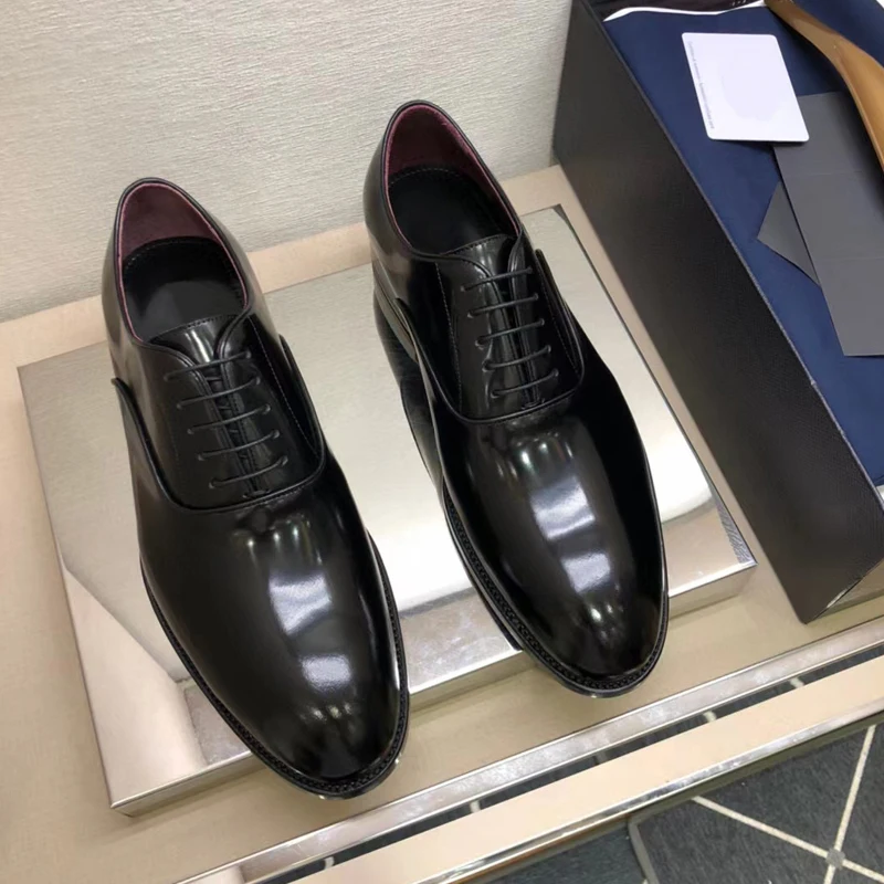 Black Brushed Leather Derby Shoes Designer Understated Men's Business Office Party Dress Shoes Timeless Elegance
Black Brushed Leather Derby Shoes Designer Understated Men's Business Office Party Dress Shoes Timeless Elegance