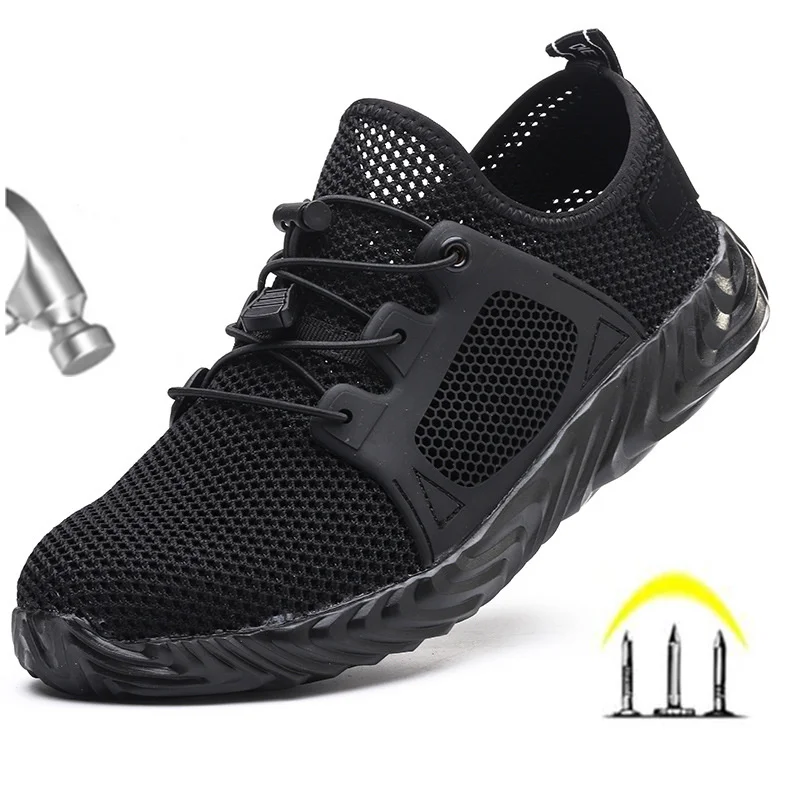 Men Women Steel Toe Work Boots Lightweight Breathable Anti-smash Sneakers Construction Shoes Safety Shoes
Men Women Steel Toe Work Boots Lightweight Breathable Anti-smash Sneakers Construction Shoes Safety Shoes