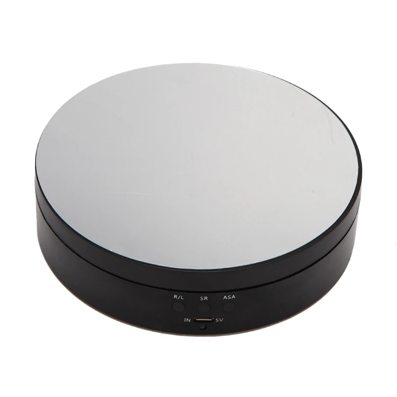 Turntable Display Stand 360 Degree Battery/USB Powered 7 Inch Rotating Mirrored Table For Display Jewelry Watch Display
Turntable Display Stand 360 Degree Battery/USB Powered 7 Inch Rotating Mirrored Table For Display Jewelry Watch Display