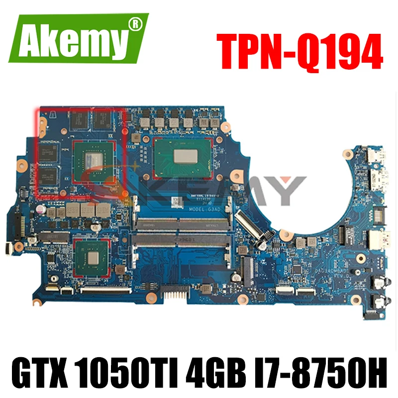 Akemy New for hp OMEN TPN-Q194 motherboard 15-CE 15T-CE motherboard GTX 1050Ti 4GB i7-8750H L10772-601 DAG3ADMBAD1 working well
Akemy New for hp OMEN TPN-Q194 motherboard 15-CE 15T-CE motherboard GTX 1050Ti 4GB i7-8750H L10772-601 DAG3ADMBAD1 working well