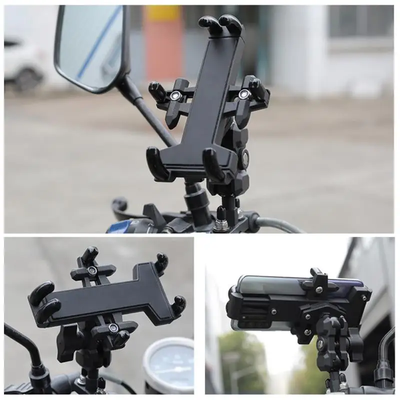 Phone navigation bracket Aluminum alloy motorcycle mobile Electric locomotive vehicle mounted mobile phone bracket shockproof
Phone navigation bracket Aluminum alloy motorcycle mobile Electric locomotive vehicle mounted mobile phone bracket shockproof