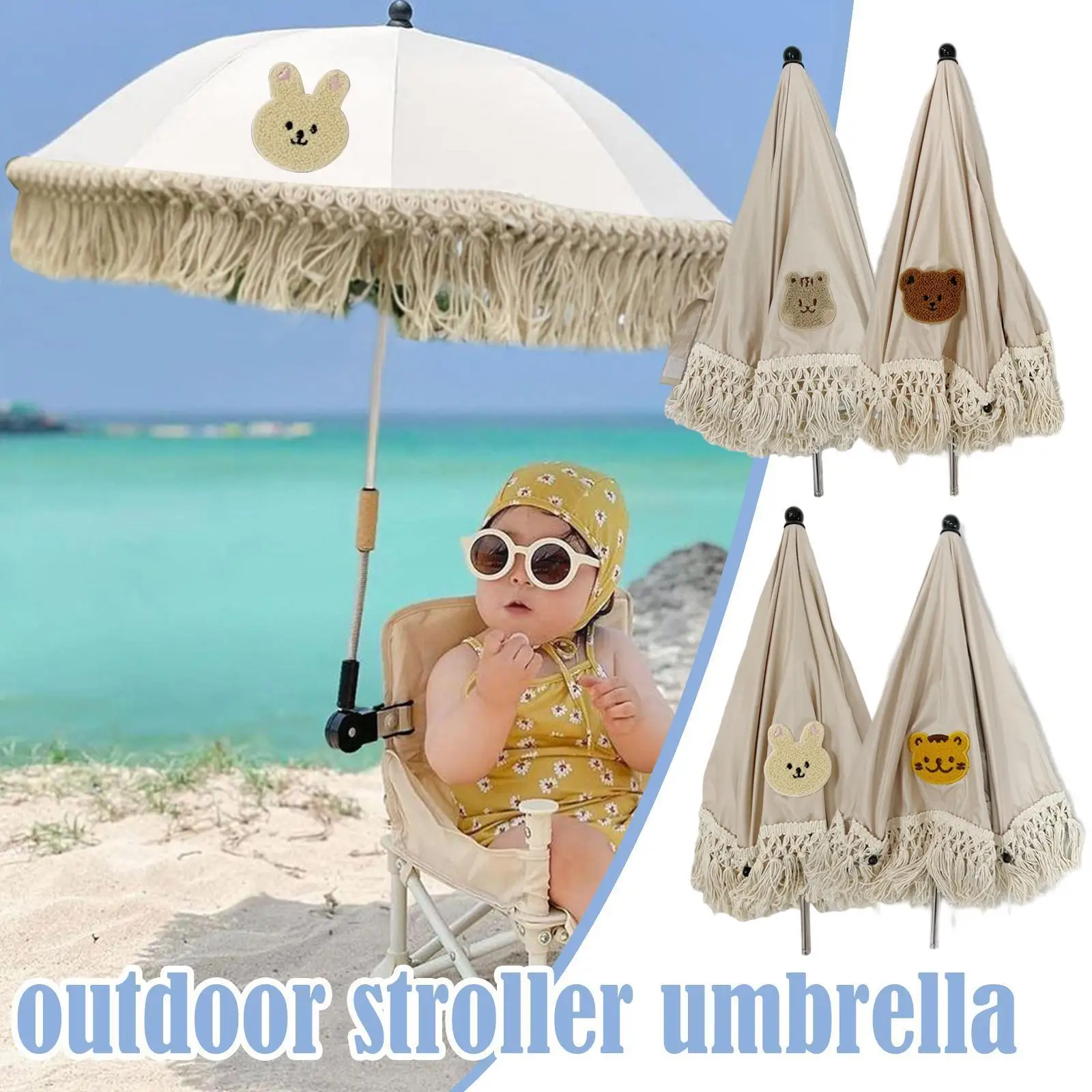 Lace Bohemian Children Outdoor Stroller Sun Shade Umbrellas Kids Photography Protection Props UV Beach Baby Umbrella F2N7
Lace Bohemian Children Outdoor Stroller Sun Shade Umbrellas Kids Photography Protection Props UV Beach Baby Umbrella F2N7