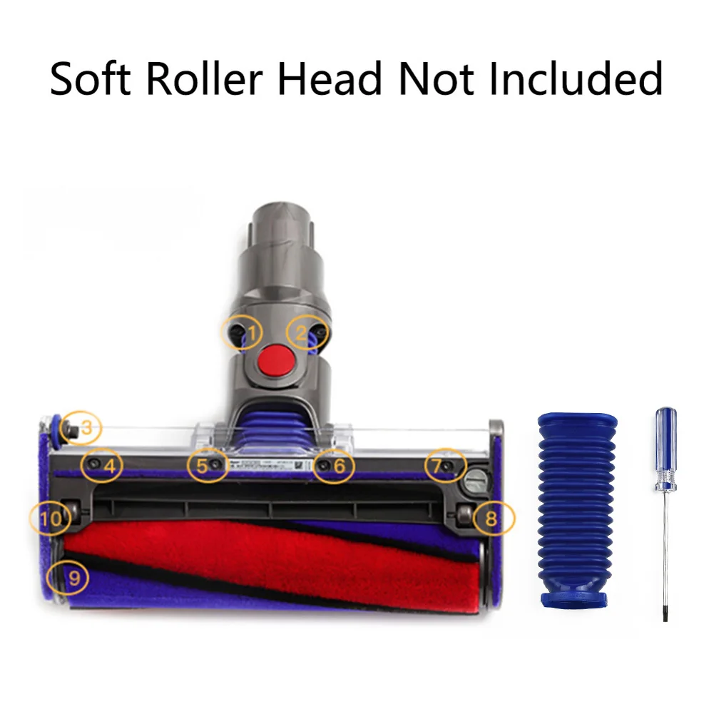 Hose Adapter With Screwdriver Replace For Dyson V6 V7 V8 V10 V11 DC74 Soft Velvet Roller Suction Blue Hose Vacuum Cleaner Parts
Hose Adapter With Screwdriver Replace For Dyson V6 V7 V8 V10 V11 DC74 Soft Velvet Roller Suction Blue Hose Vacuum Cleaner Parts