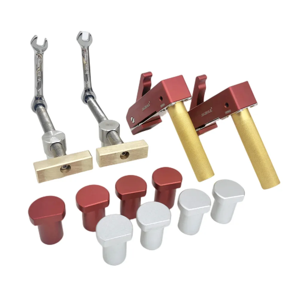 Woodworking Desktop Quick Acting Hold Down Clamp and Tenon Stopper Clamping Tools Set for Woodworking Benches 19/20MM Hole Tool
Woodworking Desktop Quick Acting Hold Down Clamp and Tenon Stopper Clamping Tools Set for Woodworking Benches 19/20MM Hole Tool