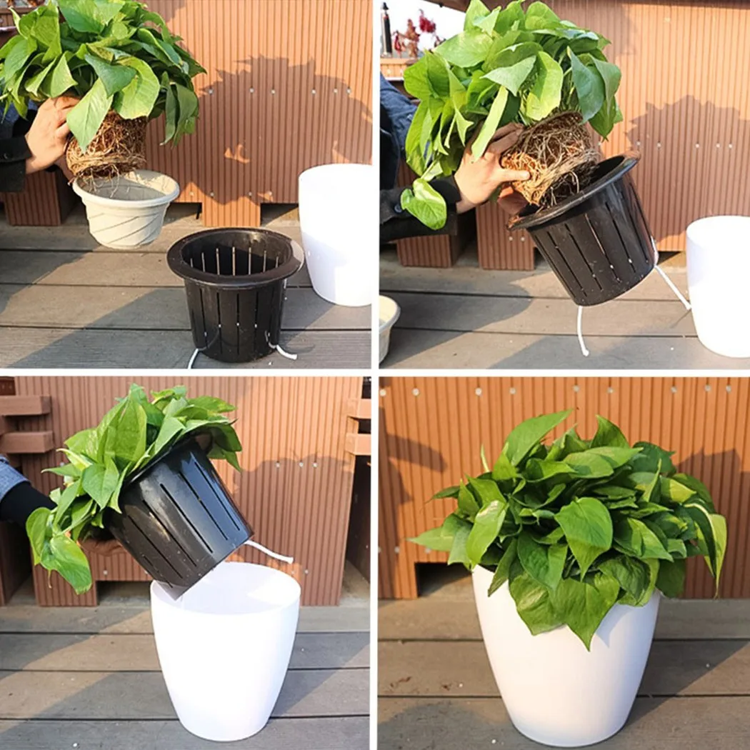 Self-Watering Plant Flower Pot Plastic-Planter Home Garden Decor Hexagonal Lazy Flowerpot SM L Planters
Self-Watering Plant Flower Pot Plastic-Planter Home Garden Decor Hexagonal Lazy Flowerpot SM L Planters