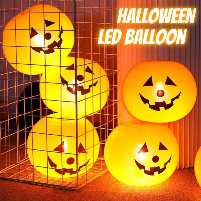 10PCS LED Light up Balloon Latex Pumpkin Balloons Home Halloween Party Decorations for Home Halloween Pumpkin Decorations
10PCS LED Light up Balloon Latex Pumpkin Balloons Home Halloween Party Decorations for Home Halloween Pumpkin Decorations