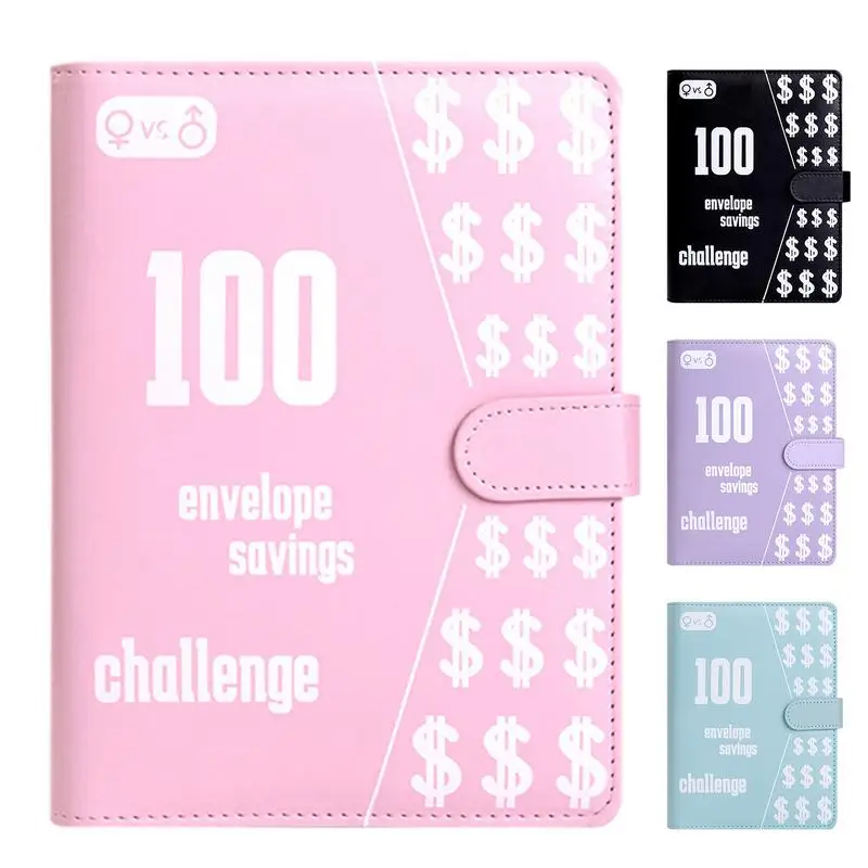 

100 конверт, папка с вызовом, бюджетная книга с наличными конвертами, папка для сбережений и сложных денег, конверты для экономии наличных денег
