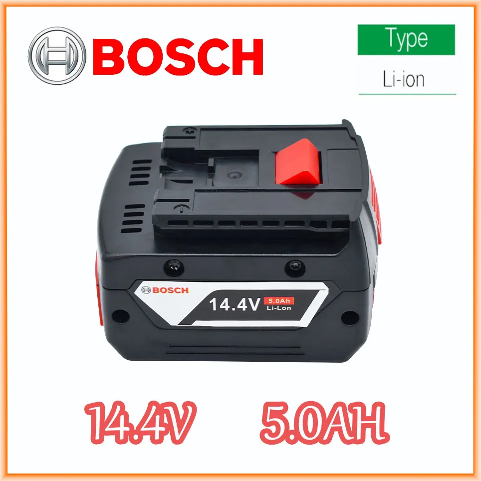 BOSCH 14.4V 5000mah Rechargeable Li-ion Battery cell pack for BOSCH cordless Electric drill screwdriver BAT607 BAT607G BAT614G
BOSCH 14.4V 5000mah Rechargeable Li-ion Battery cell pack for BOSCH cordless Electric drill screwdriver BAT607 BAT607G BAT614G