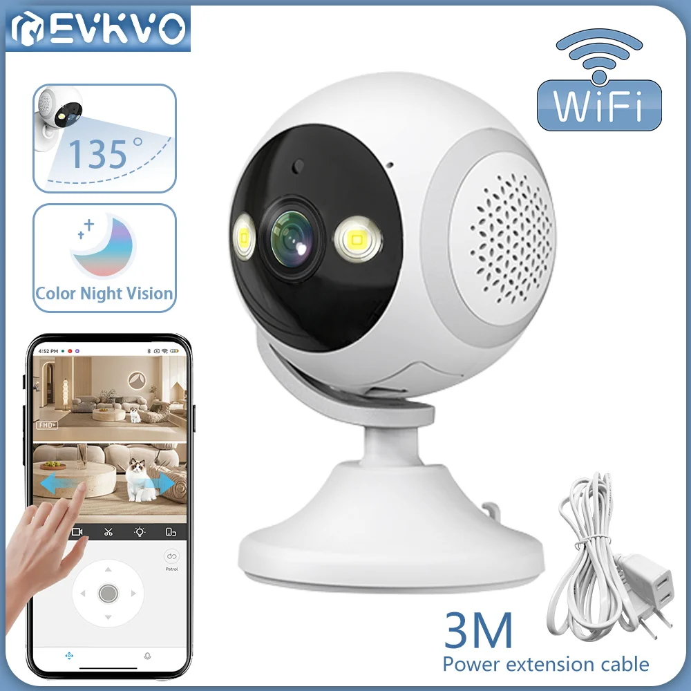 EVKVO 5MP Mini Cube WiFi Camera Indoor Dual Screen Human Tracking Baby Monitor PTZ Security Protection CCTV Video Surveillance
EVKVO 5MP Mini Cube WiFi Camera Indoor Dual Screen Human Tracking Baby Monitor PTZ Security Protection CCTV Video Surveillance