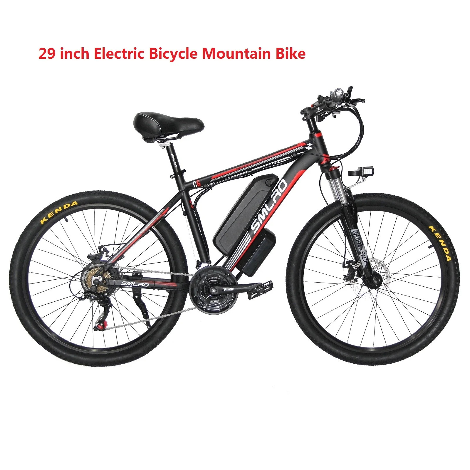 SMLRO 29 Inch C6 Electric Bicycle Mountain Bike MTB 48V 350W 500W 750W 1000W 10AH 13AH 17.5Ah SAMSUNG Battery 21 Speed Ebike
SMLRO 29 Inch C6 Electric Bicycle Mountain Bike MTB 48V 350W 500W 750W 1000W 10AH 13AH 17.5Ah SAMSUNG Battery 21 Speed Ebike