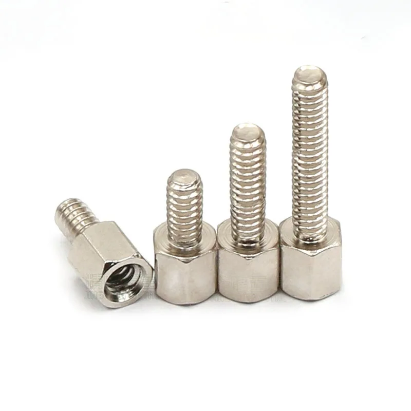 

10Pc 4#-40*5+5-15mm Hex Standoff Hexagon Pillar Spacer for PCB Circuit Boards and Computer Motherboards Threaded Support Pillars