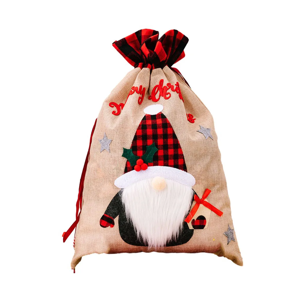 Xms Sack Christmas Sack Christmas Accessories Christmas Gift Bag Drawstring Luxury Linen Xmas Decorations Goods
Xms Sack Christmas Sack Christmas Accessories Christmas Gift Bag Drawstring Luxury Linen Xmas Decorations Goods