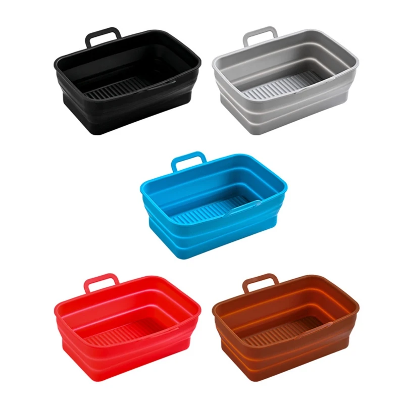 Air Fryer Liner Silicone Accessories Reusable Rectangular Nonstick Silicone Air Fryer Baskets Silicone Material 5 Colors
Air Fryer Liner Silicone Accessories Reusable Rectangular Nonstick Silicone Air Fryer Baskets Silicone Material 5 Colors