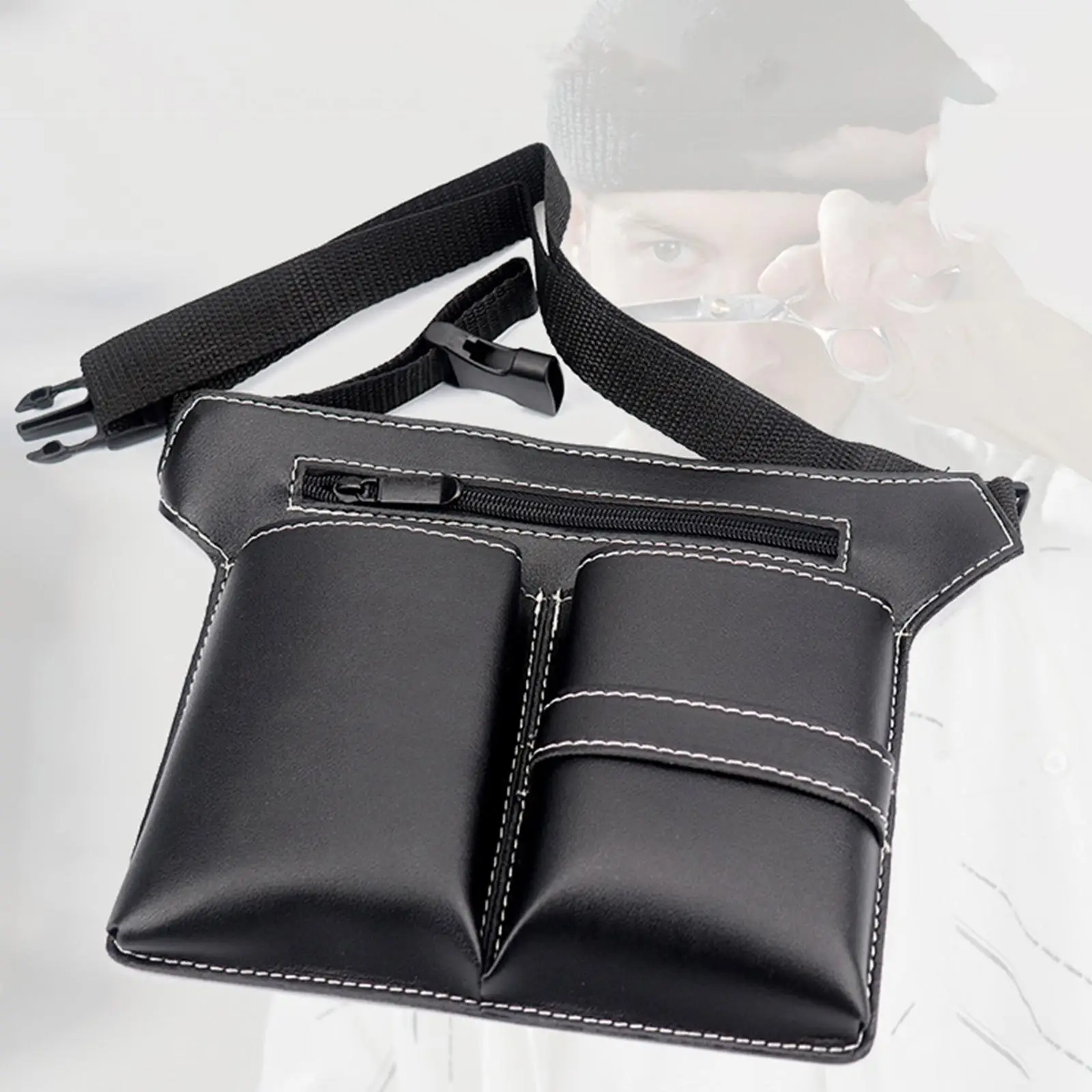 Hair Scissor Holster PU Leather Black with Waist Belt Professional Hair Stylist Tools Bag for Comb Hair Stylist Salon Barber
Hair Scissor Holster PU Leather Black with Waist Belt Professional Hair Stylist Tools Bag for Comb Hair Stylist Salon Barber