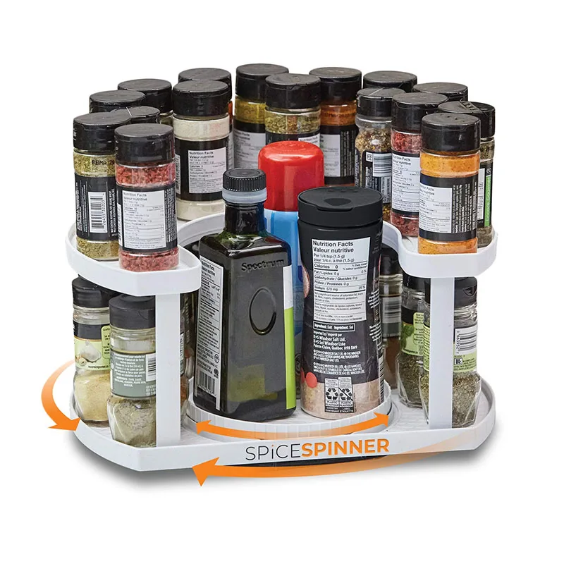 Kitchen Rotating Shelf Adjustable Double-Layer Turntable Round Spice Bottle Storage Rack Kitchen Tools
Kitchen Rotating Shelf Adjustable Double-Layer Turntable Round Spice Bottle Storage Rack Kitchen Tools
