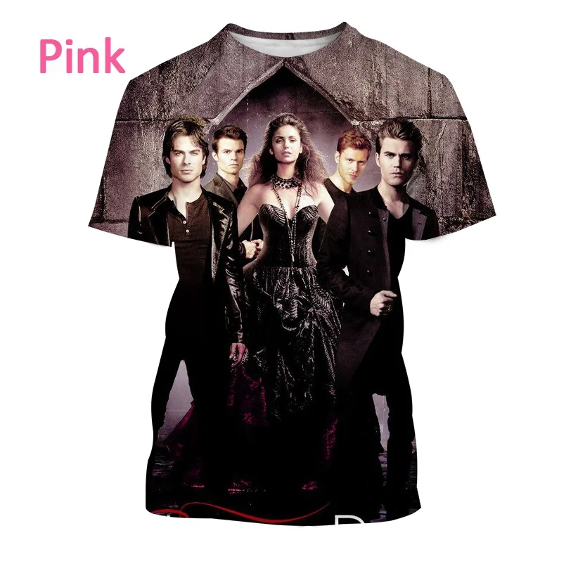 supernaturals movie The Vampire Diaries 3D printing T-shirt new design movie fashion casual round neck top unisex
supernaturals movie The Vampire Diaries 3D printing T-shirt new design movie fashion casual round neck top unisex