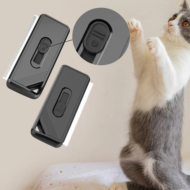 New 2 in 1 Pet Comb Open Tangles Pet Grooming Dematting Brush Double Blade Telescopic Cat Dog Massage Comb
New 2 in 1 Pet Comb Open Tangles Pet Grooming Dematting Brush Double Blade Telescopic Cat Dog Massage Comb