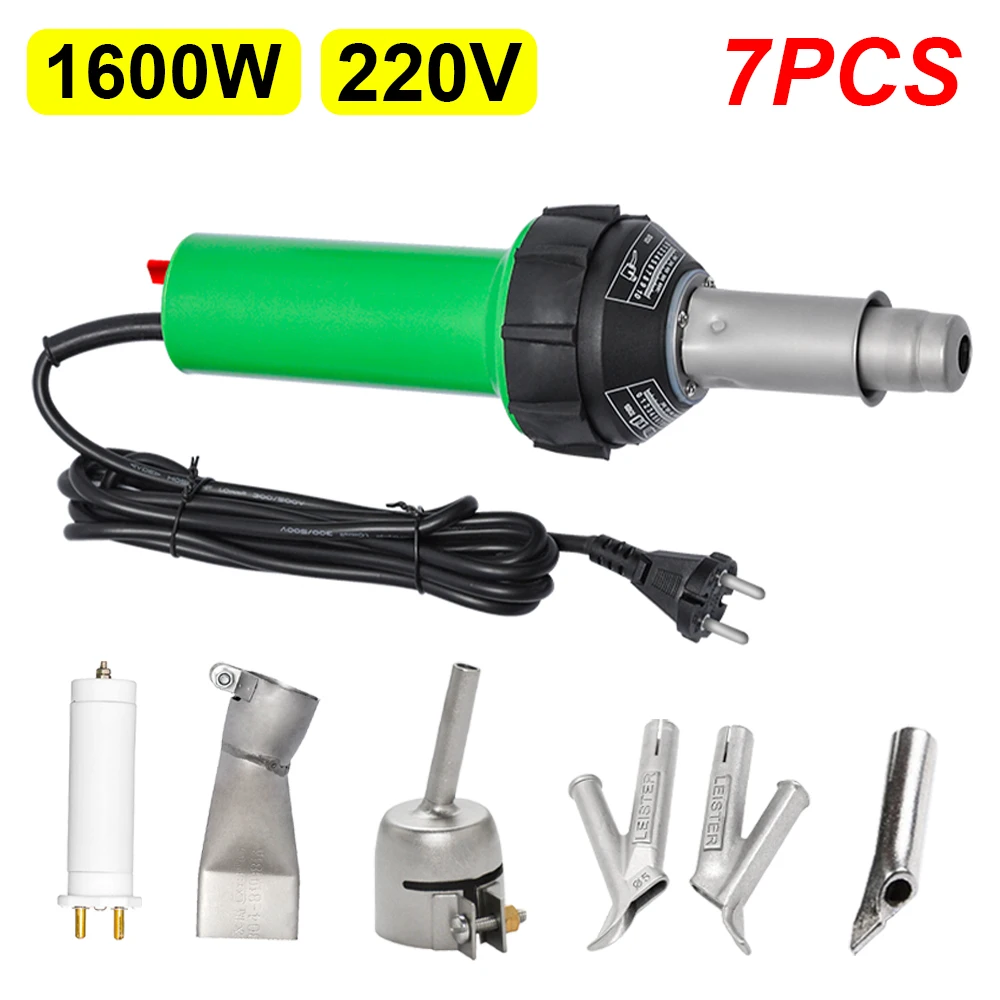 220V 1600W 3000Pa Welding Pistol + 2Pcs Speed Nozzle +Roll Hot Air Torch Plastic Welding Heat Welding Hot Air Plastic Welder Kit
220V 1600W 3000Pa Welding Pistol + 2Pcs Speed Nozzle +Roll Hot Air Torch Plastic Welding Heat Welding Hot Air Plastic Welder Kit