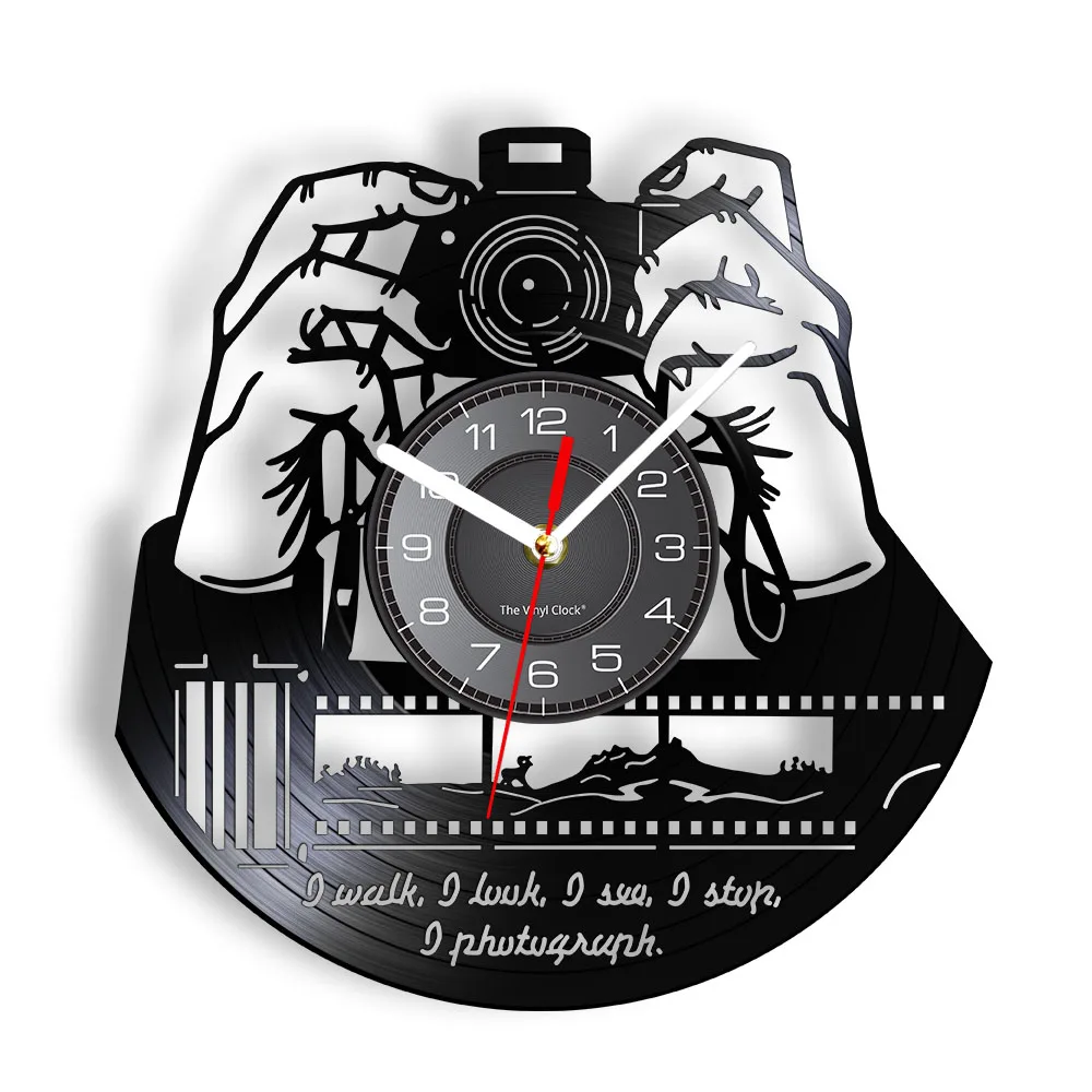 Hands On Camera Photo Camera Wall Clock Photographers Vinyl Record Wall Clock Photography Studio Logo Cameraman Shutterbugs Gift
Hands On Camera Photo Camera Wall Clock Photographers Vinyl Record Wall Clock Photography Studio Logo Cameraman Shutterbugs Gift