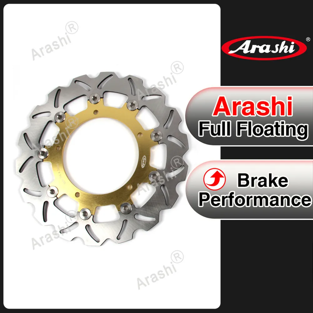 

Arashi Motorcycle CNC Floating Front Brake Disk Disc Rotors For YAMAHA FZ6 FZ-6 Fazer/ XJ6 ABS/ XJ-6 DIVERSION ABS/ FZ6 FAZER S2