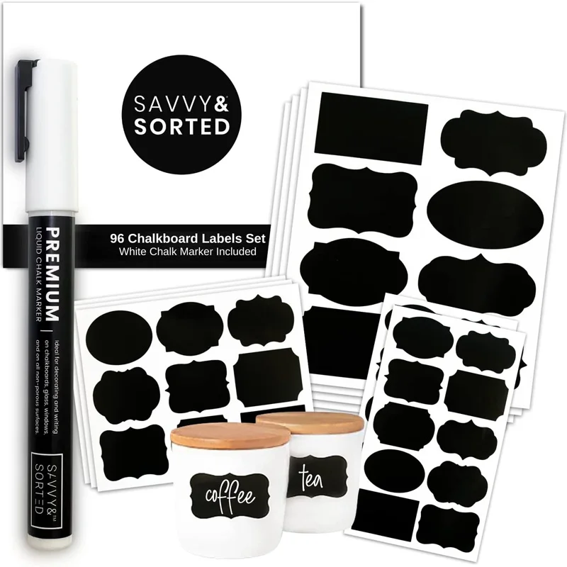 150pcs Chalkboard Labels Erasable White Chalk Pen Board Labels Waterproof Blackboard Sticker Label for kitchen Jars Glass Bottle
150pcs Chalkboard Labels Erasable White Chalk Pen Board Labels Waterproof Blackboard Sticker Label for kitchen Jars Glass Bottle