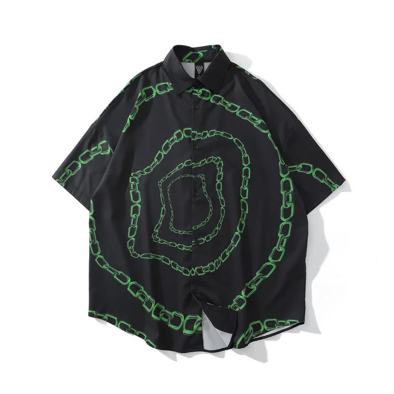 New Arrival 2023 Spring And Summer Short Sleeve Popular Loose Casual Shirts Turn-down Collar Print Chemise Homme Shirt Men
New Arrival 2023 Spring And Summer Short Sleeve Popular Loose Casual Shirts Turn-down Collar Print Chemise Homme Shirt Men