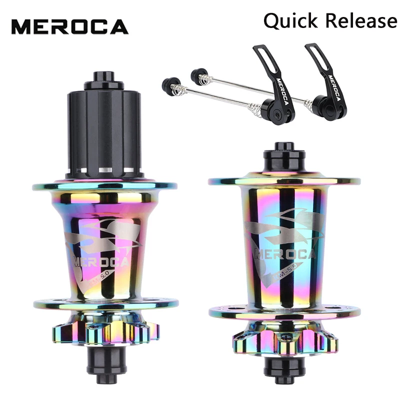 MEROCA Mountain MTB Bicycle Hubs 32 Holes 5 Bearings 100/142mm 100/135mm QR/TA Disc Brake Hub For 8/9/10/11S Black/Red/Rainbow
MEROCA Mountain MTB Bicycle Hubs 32 Holes 5 Bearings 100/142mm 100/135mm QR/TA Disc Brake Hub For 8/9/10/11S Black/Red/Rainbow