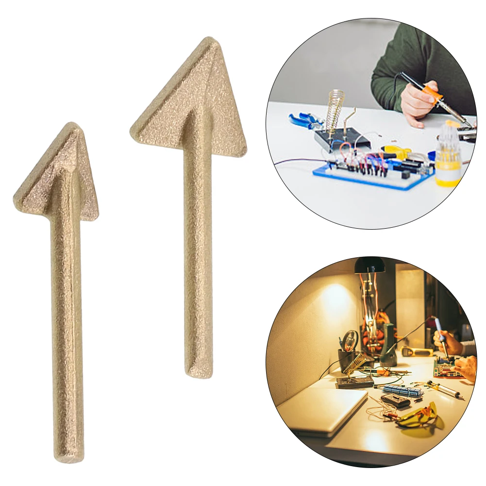 2pcs Plastic Repair Triangular Copper Smoothing Head Soldering Iron Tip Head Leather Corrosion High Temperature Resistance Gold
2pcs Plastic Repair Triangular Copper Smoothing Head Soldering Iron Tip Head Leather Corrosion High Temperature Resistance Gold