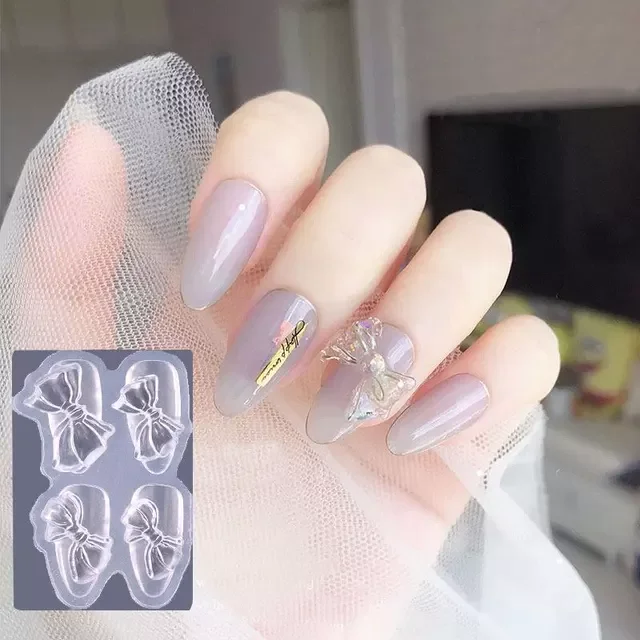 2023NEW Bow Carving Mould for Nail Art Decoration Fashion 3D Silicone Nails Accessories for DIY Manicure Design
2023NEW Bow Carving Mould for Nail Art Decoration Fashion 3D Silicone Nails Accessories for DIY Manicure Design