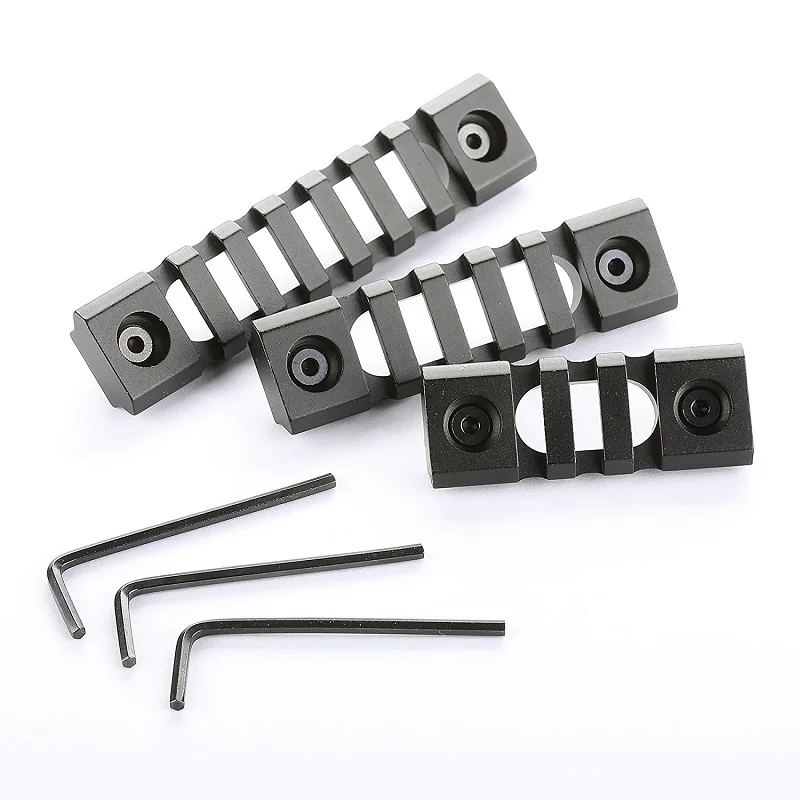 1Set Tactical 3/5/7 Slots 21mm keymod Picatinny Rail for KeymodHandguard Aluminum Alloy
1Set Tactical 3/5/7 Slots 21mm keymod Picatinny Rail for KeymodHandguard Aluminum Alloy