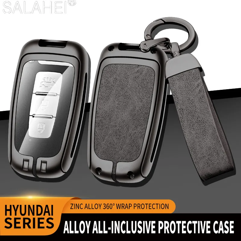 

Car Key Cover Case Holder For Hyundai Genesis Coupe IX35 Sonata 8 I30 Solaris HB20 Veloster Rohens SR Accent Elantra Accessories