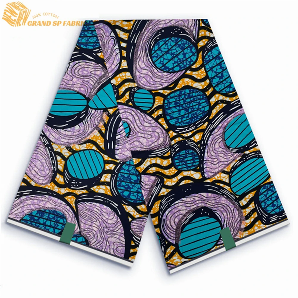 Grand Super Fabric 100% Cotton African Wax Fabric High Quality Wax Print Ankara Fabric For Sewing 6yards Women Fabric VLS03
Grand Super Fabric 100% Cotton African Wax Fabric High Quality Wax Print Ankara Fabric For Sewing 6yards Women Fabric VLS03