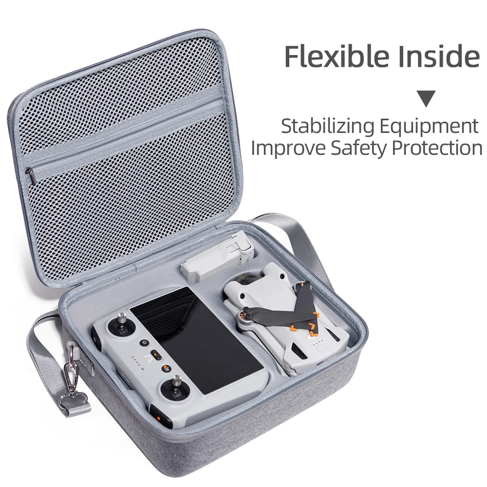 Portable Drone Body Storage Box For DJI Mini 3 Pro With Screen Version Case Accessories Gray
Portable Drone Body Storage Box For DJI Mini 3 Pro With Screen Version Case Accessories Gray
