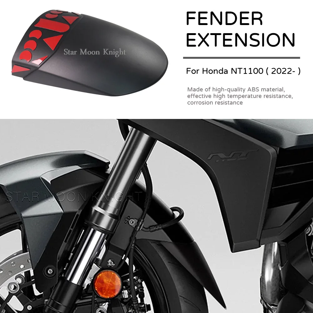 Motorcycle Accessories Black Front Fender Hugger Extension For Honda NT 1100 NT1100 2022-
Motorcycle Accessories Black Front Fender Hugger Extension For Honda NT 1100 NT1100 2022-