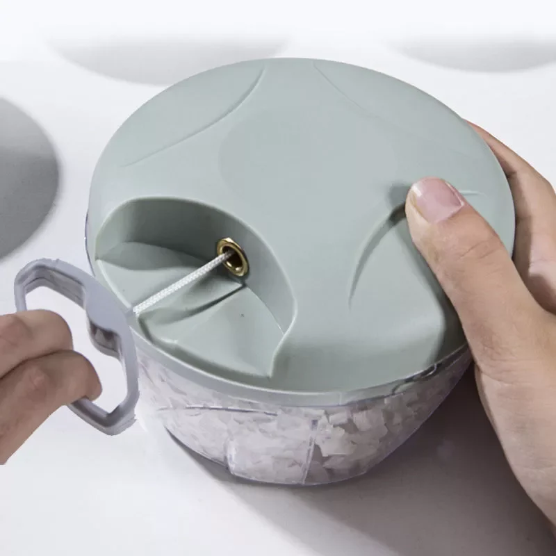 Kitchen gadgets Manual household Mini Vegetable cutter Cooking machine Pull rope minced meat minced vegetables garlic chili comp
Kitchen gadgets Manual household Mini Vegetable cutter Cooking machine Pull rope minced meat minced vegetables garlic chili comp