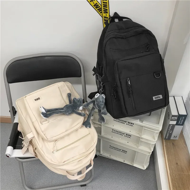 Women's Backpack College Student Backpack Travel Backpack Computer Bag Boy's Backpack Solid Color Backpack with Pendant Backpack
Women's Backpack College Student Backpack Travel Backpack Computer Bag Boy's Backpack Solid Color Backpack with Pendant Backpack