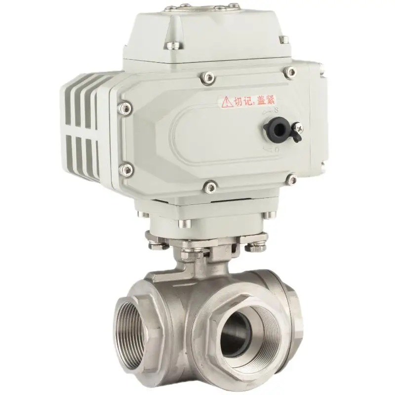Q915F-16P Electric Tee Ball Valve Threaded Internal Thread 304 Stainless Steel Ball Valve Ac220v
Q915F-16P Electric Tee Ball Valve Threaded Internal Thread 304 Stainless Steel Ball Valve Ac220v