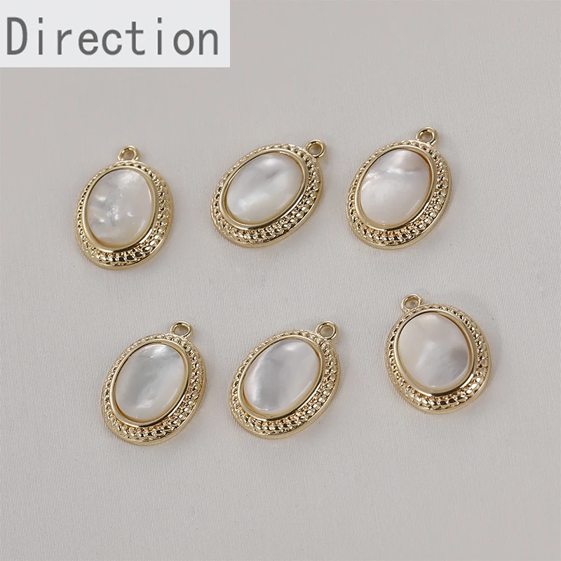 Copper Plated Real Gold Exquisite Natural Shell Oval Pendant Diy Handmade Earrings Bracelet Necklace Pendant Accessories
Copper Plated Real Gold Exquisite Natural Shell Oval Pendant Diy Handmade Earrings Bracelet Necklace Pendant Accessories