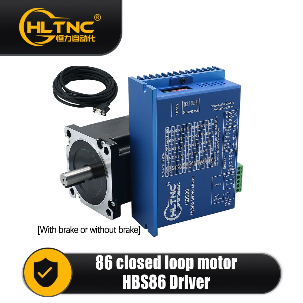 Шаговый двигатель с закрытым контуром Nema34 86HB250-82/118/152B & HBS86 привод и 3 м кабель кодировщика 4,5/8/12N. M 643/1143/1714Ozin для фрезерного станка с ЧПУ
Шаговый двигатель с закрытым контуром Nema34 86HB250-82/118/152B & HBS86 привод и 3 м кабель кодировщика 4,5/8/12N. M 643/1143/1714Ozin для фрезерного станка с ЧПУ