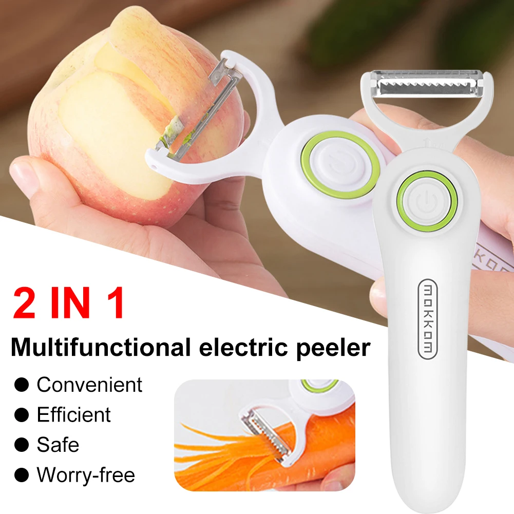 Electric Potato Peeler Handheld Fruit And Vegetable Peeler USB Rechargeable Interchangeable Stainless Steel Blades Kitchen Tool
Electric Potato Peeler Handheld Fruit And Vegetable Peeler USB Rechargeable Interchangeable Stainless Steel Blades Kitchen Tool