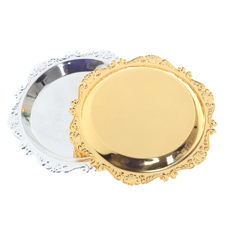 Silver Golden Iron Tray Glossy Plate for Decoration Ornaments Buffet Fruit Cake Party Supplies Dessert Sundries Storage Plates
Silver Golden Iron Tray Glossy Plate for Decoration Ornaments Buffet Fruit Cake Party Supplies Dessert Sundries Storage Plates