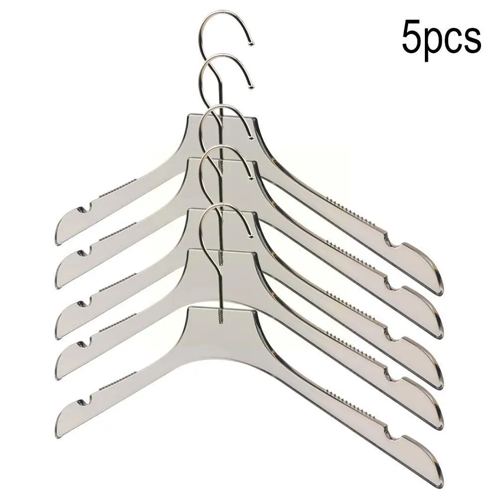 5 Pcs Transparent Clothes Hanger Anti-skid Coat Rack Hangers Towel Clothing Drying Dress Organizer Coat Rack Anti-slip Ward N9g3
5 Pcs Transparent Clothes Hanger Anti-skid Coat Rack Hangers Towel Clothing Drying Dress Organizer Coat Rack Anti-slip Ward N9g3