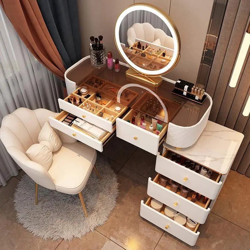 

Скандинавский туалетный столик для макияжа с зеркалом, туалетные столики для спальни, комод, роскошный туалетный столик, мебель для спальни